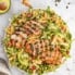 healthy chopped chicken salad in a bowl