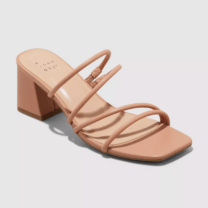 nude colored sandals